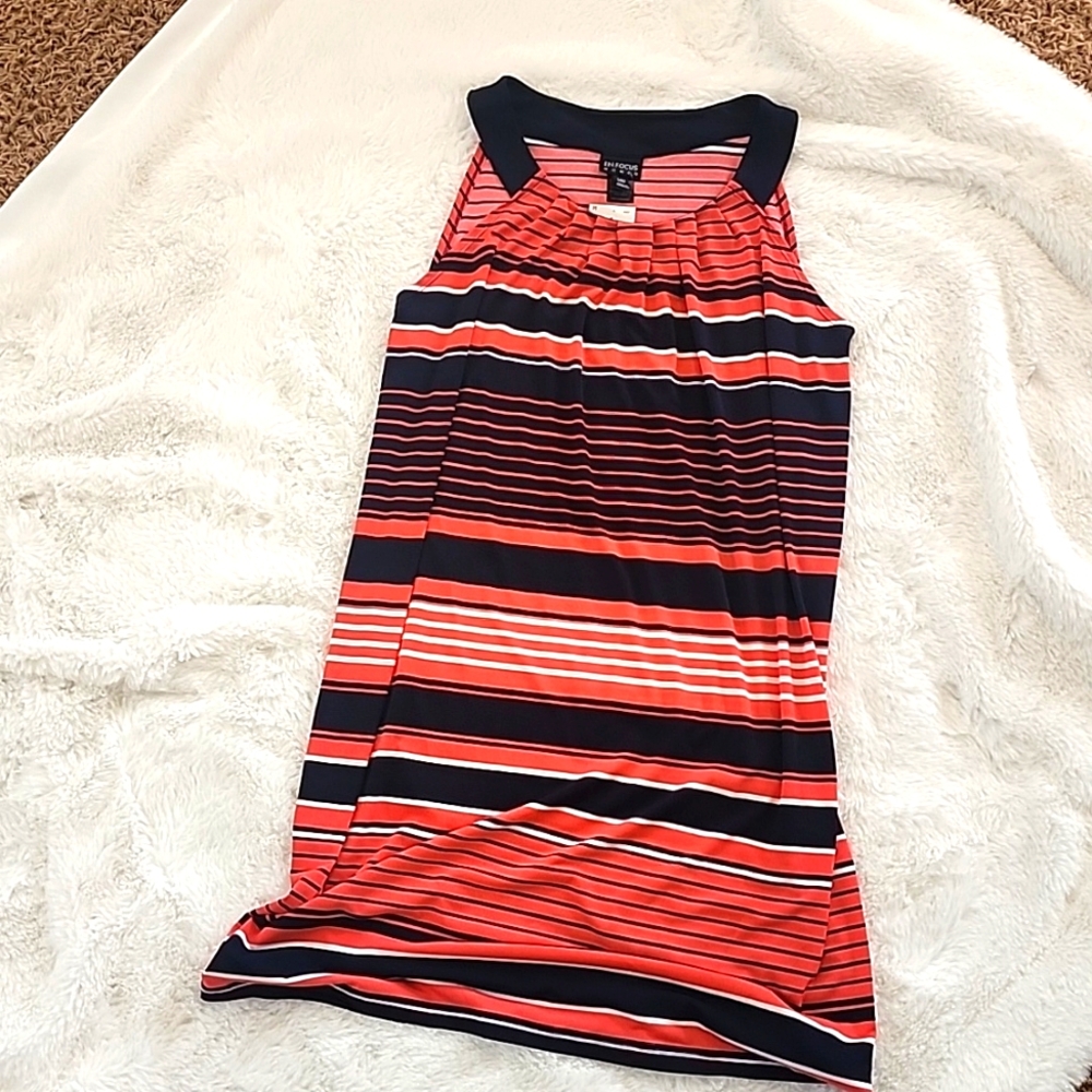 New Chic Striped Sleeveless Dress